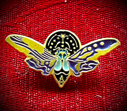 Moth Enamel Pins, Moth Pins, Moth Lapel Pin Badge, Bag Pins Moth