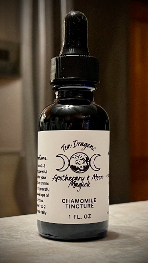 Ten Dragons Chamomile Tincture, Organic Chamomile, Chamomile Extract, Herbal Extract, Herbal Tincture